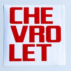 1967-1972 Chevrolet Fleetside Tailgate Decals RED C10 C20 Chevy Truck Letters