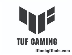 Asus TUF Gaming 2 w/ Text Computer PC Case Window Applique Decal (Color Choices)