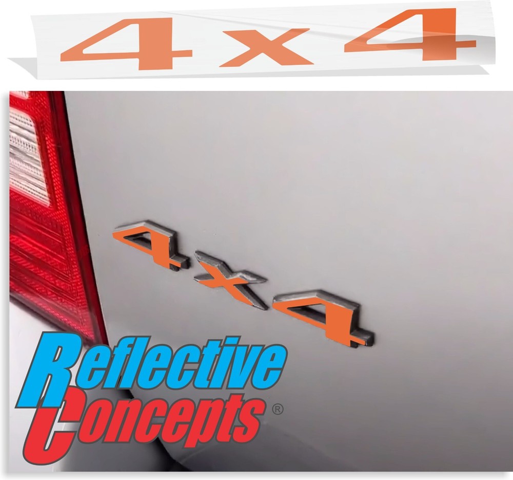 4X4 Liftgate Badge Overlay Decal – 2007-2017 Jeep Patriot