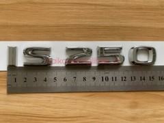 Chrome ABS IS250 Number Trunk Letters Badge Emblems Sticker For 08-20
