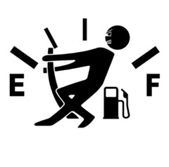 High Gas Consumption Funny Sticker Car Bumper Window Door Laptop Vinyl Decal