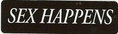 Motorcycle Sticker for Helmets or toolbox #519 Sex Happens