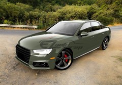 ESSMO PET Super Gloss Combat Green Car Vehicle Vinyl Wrap Decal Gloss Like Paint