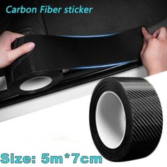 7CMx5M carbon fiber car sticker threshold scratch resistant tape protective film
