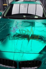 ESSMO PET Romance Chrome Teal Auto Car Vehicle Vinyl Wrap Decal Sticker Paint