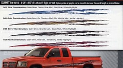 Automotive customizing graphic kit SUMMIT DISCOUNTED