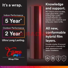 ESSMO PET Liquid Metallic Dragon Blood Red Car Vinyl Wrap Decal Like Paint