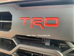 Fits – Toyota Tundra TRD front grill Indent Decal 2022 2023 2024