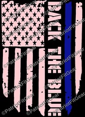 Back The Blue,Blue Strong,Support Law Enforcement,Thin Blue Line,Vinyl Decal