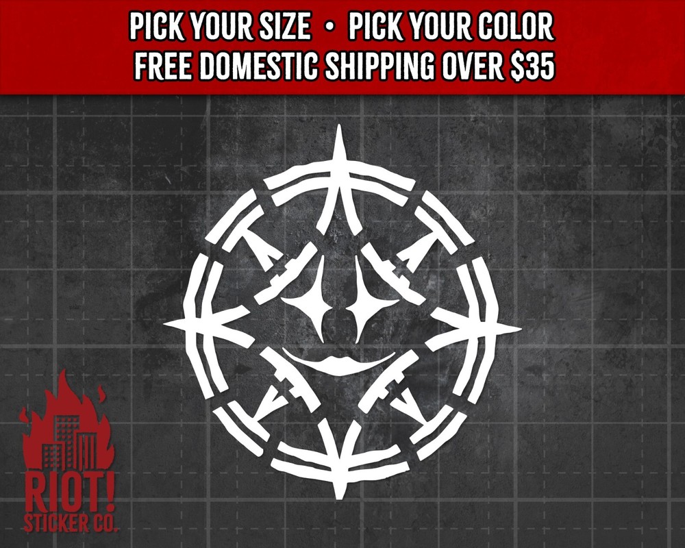 Avatar Emblem Decal for Car Band Logo Sticker for Laptop Yeti Heavy Metal Decal