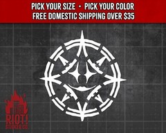 Avatar Emblem Decal for Car Band Logo Sticker for Laptop Yeti Heavy Metal Decal