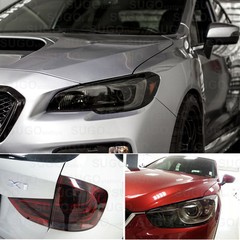 48″x1FT Light Smoke Glass/Plastic Headlight Taillamp Lens Vinyl Protection Film