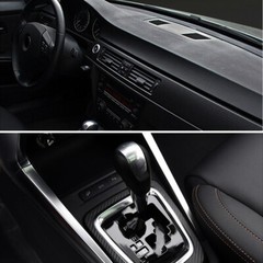 6D Car Auto Accessories Car Interior Wrap Sticker Carbon Fiber Glossy Vinyl Film