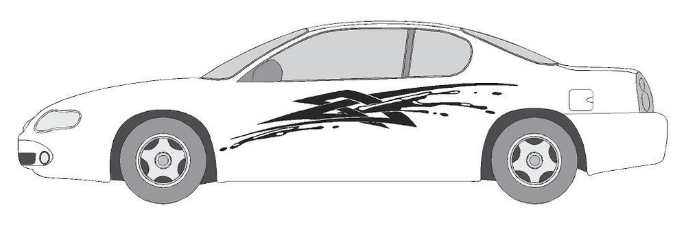 VINYL GRAPHIC #A1169 DECAL VEHICLE CAR TRUCK CROSS OVER SUV VAN SEMI MODERN AUTO