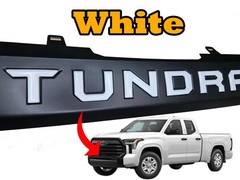 Front Bumper Letter Inserts Compatible with 2022-2026 Tundra
