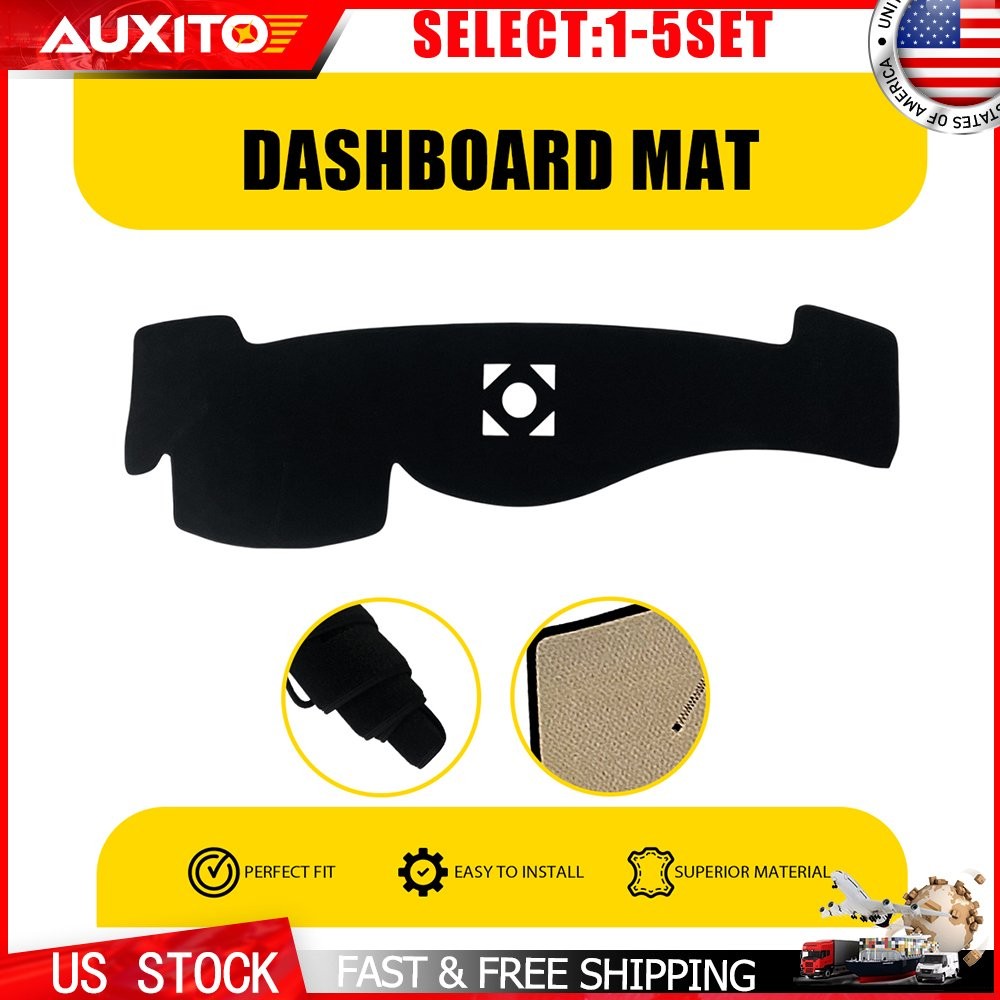 Black Dash Cover Pad Mat For Infiniti G25 G35 G37 Q40 Q60 2008-15 Dashboard 1-5X