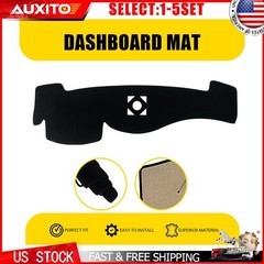 Black Dash Cover Pad Mat For Infiniti G25 G35 G37 Q40 Q60 2008-15 Dashboard 1-5X
