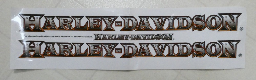 Lot of 5 HARLEY DAVIDSON 19×2″ Auto Sticker Decal Chroma LARGE
