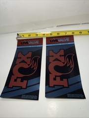 LOT OF 2 LIVE VALVE INTERNAL BYPASS FOX RACING SHOCKS SHOX DECALS STICKERS