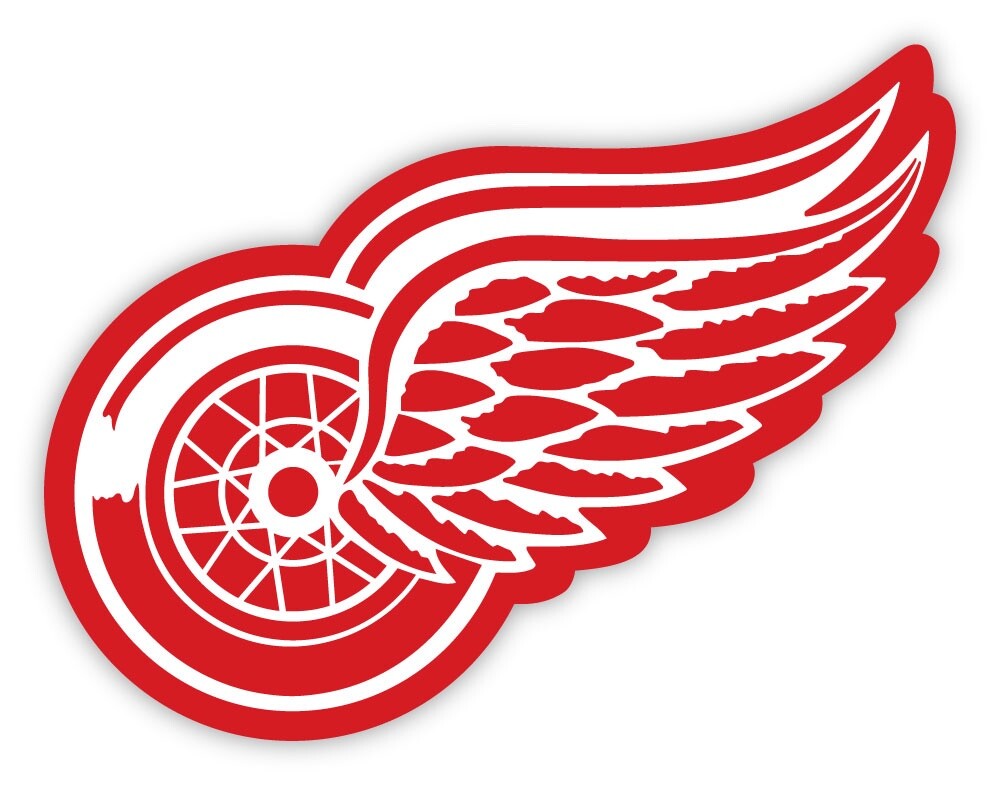 Red wing sticker decal 5″ x 4″