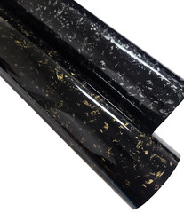 Gloss Forged Carbon Fiber CF Black Silver Gold Red Vinyl Car Wrap Sticker Decal