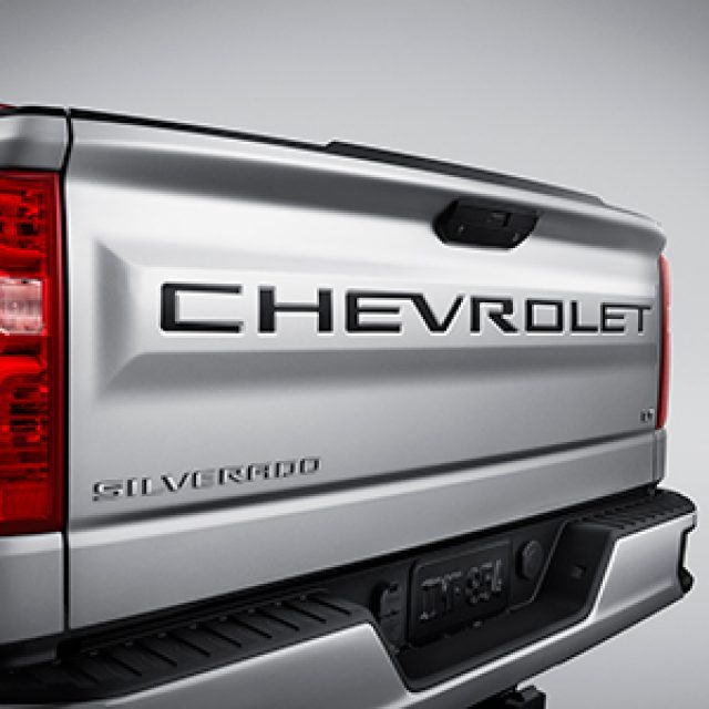 2019-2025 New Gen Silverado Tailgate Black Chevrolet Decal 84370615 OEM GM NEW