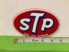 Vintage STP Oil Treatment Indy 500 Winner Oval Decal Sticker – 5.5″ Original