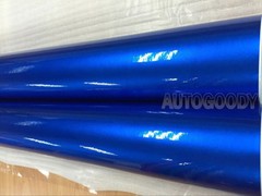 24″ x 60″ Super Gloss Metallic Blue Vinyl Film Wrap Air Bubble Free 2ft x 5ft
