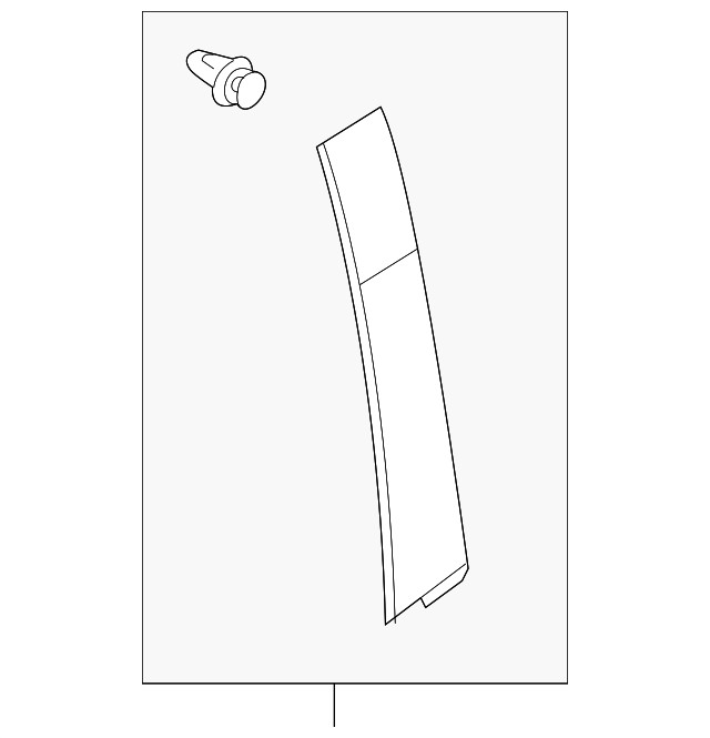 Genuine Mazda Door Applique KB8A-50-M10F