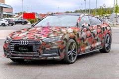 Premium Red Black White Gray Camouflage Desert Vinyl Sticker Wrap Decal Steet
