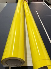 24″ x 60″ Super Gloss Yellow Vinyl Film Wrap Sticker Air Bubble Free 2ft x 5ft