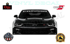 CAMARO WINDSHIELD BANNER DECAL CAR OUTDOOR VINYL WATERPROOF ORACAL 651 2010-2026