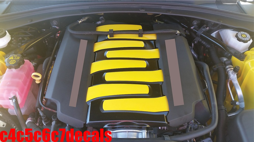 Fits Chevy Camaro SS V8 Engine Cover Decals 16 17 2018 2019 2020 2021 2022 23 24