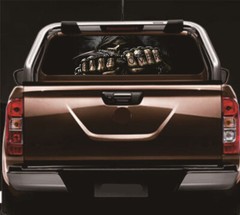 135x36cm Rear Window Sticker Grim Reaper Skull Graphics Decal For Car SUV Truck
