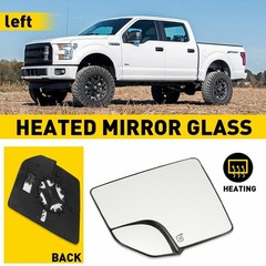 1/2Set Mirror Glass Spot Blind Heated Exterior Left Driver Side for Ford Pickup