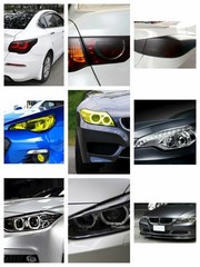 Easy installation Durable Gloss Headlight Taillight Fog Light Tint Film Vinyl