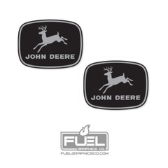 Farming, Tractor, Combine, Implement Premium Vinyl Decal Set – Black & Gray