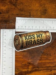 Kiss my Brass decal sticker