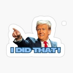 donald trump I DID THAT 10 PACK double chin Funny Sticker Decal Gas Pump Oil