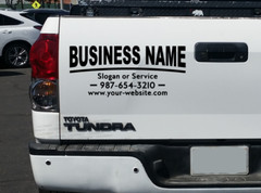Business Sign Custom Name Advertising Car Lettering Decal kit Truck vinyl BS17