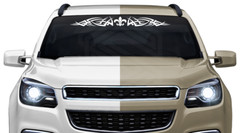 105-01 FLEUR DE LIS Windshield Decal Window Sticker Vinyl Graphic Design Car SUV