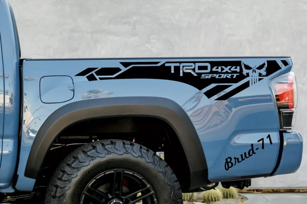 Toyota Tacoma TRD 4×4 Sport ( 2021-2016 ) Side Vinyl Decals Stickers Graphics