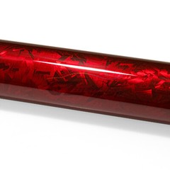 24K Chopped Forged Carbon Fiber Gloss Dark Red Car Vinyl Wrap Sticker Decal Film