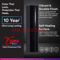 Gloss Metallic Gem Red PPF TPU Paint Protection Film Dry Wet Apply Vinyl Wrap