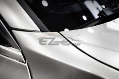 ESSMO PET Super Gloss Metallic Platinum Silver Car Vinyl Wrap Decal Like Paint
