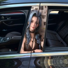 2PCS Car middle column sticker Nezha2 ONE PIECE window B pillar protective film