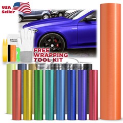 Brushed Aluminum Metal Steel Car Vinyl Wrap Sticker Decal Sheet Film Bubble Free