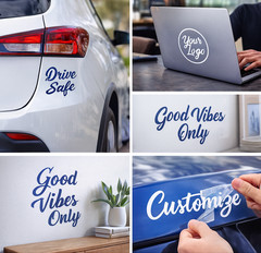 Custom Cut Vinyl Decals – Oracal 651 – Personalized Text & Graphics