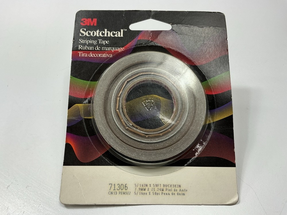3M 71306 Pinstripe Striping Tape 5/16″ X 150′ Feet Long, Buckskin Color