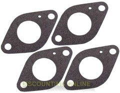 4 PREMIUM INTAKE GASKETS FITS HONDA CARBURETOR ATC110 90 CT90 CM 17119-046-306